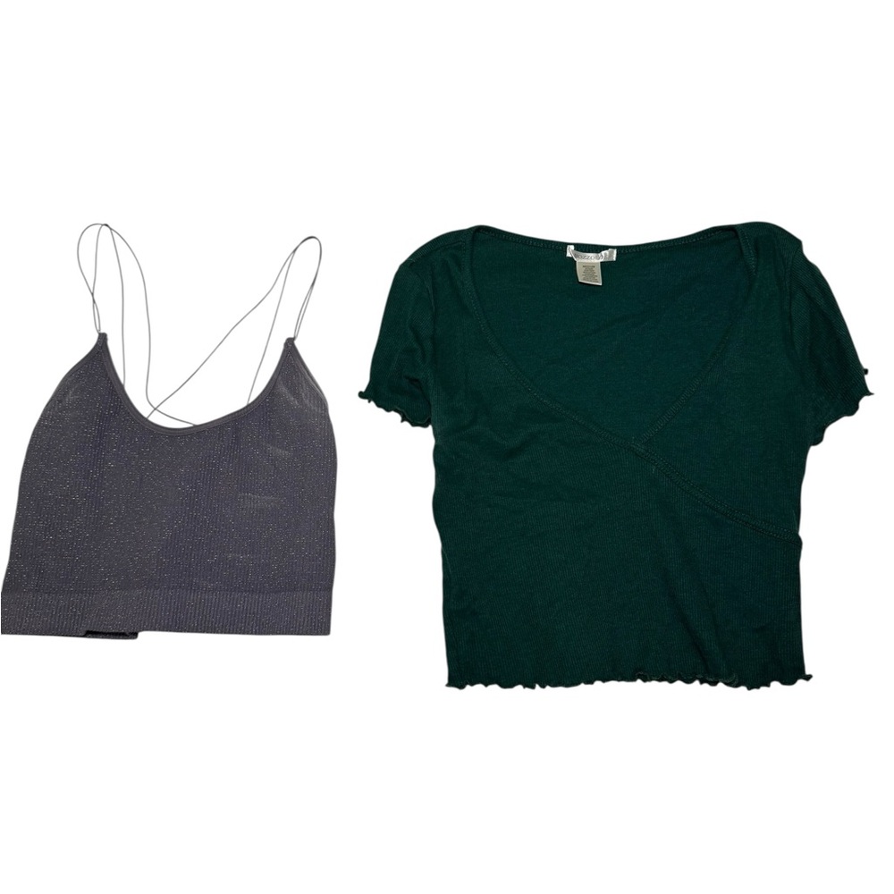 Bozzolo Green and urban outfitters‎ Gray Camisole Set